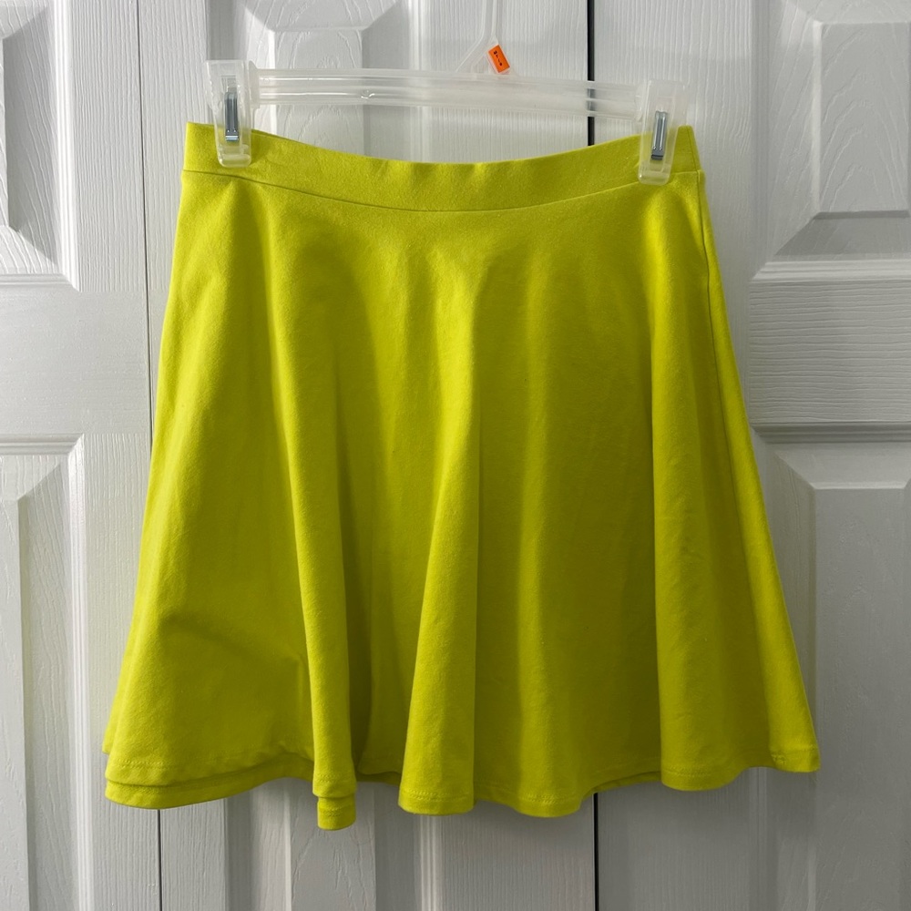 Forever 21 Lime Green skater Skirt